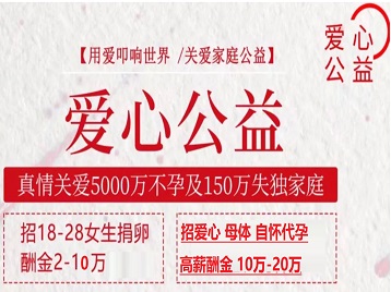 和平捐卵助孕生子 爱心志愿者招募